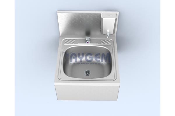 SINGLE PHOTOCELL OPERATED WALL MOUNTED WASHBASIN