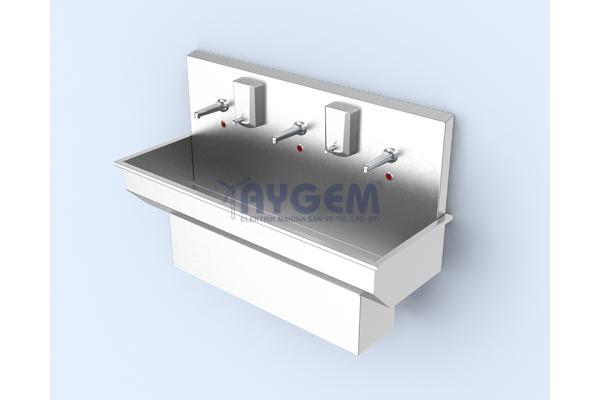 SINGLE-DOUAL-TRIPLE-FOUR  SENSOR WALL MOUNTED ECONOMIC SERIES HAND WASHING SINK