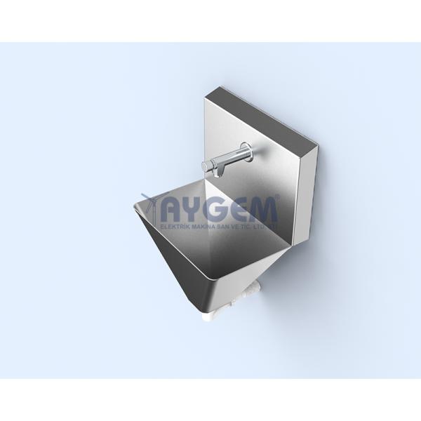 WALL-FLOOR MOUNTED CONE HAND WASHING SINK