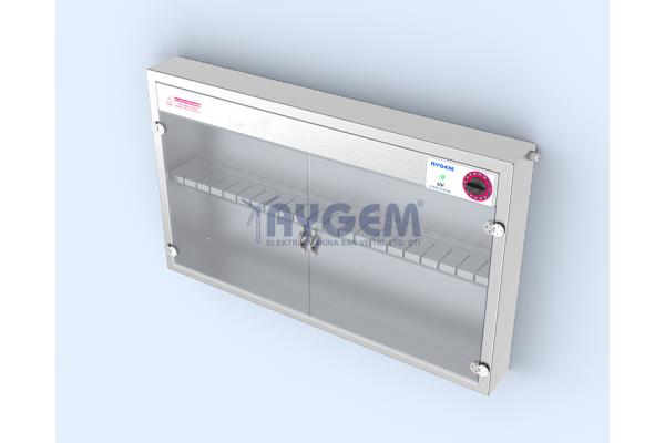 1 x 30 W stainless steel knife sterilization cabinet