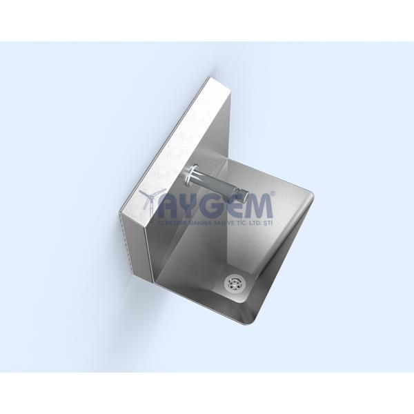 WALL-FLOOR MOUNTED CONE HAND WASHING SINK