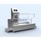 HORIZANTAL BRUSHED- HAND AND FOOT DISINFECTION UNIT  WITH TURNSTILE