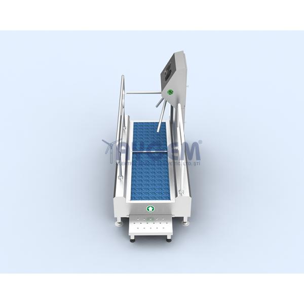 HAND AND FOOT DISINFECTION UNIT WITH TURNSTILE