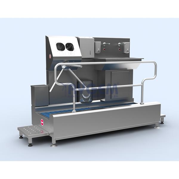 HAND AND FOOT DISINFECTION UNIT WITH SINK AND TURNSTILE 
