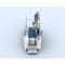 VERTICAL BRUSHED- HAND AND FOOT  DISINFECTION UNIT WITH SINK 