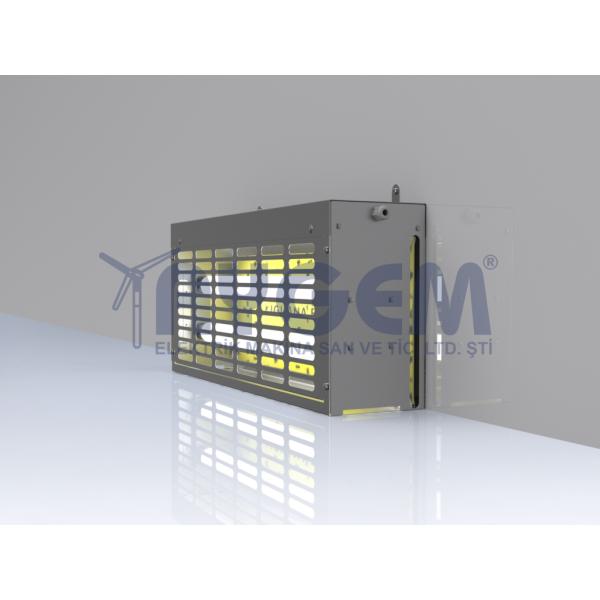 2X20 W PASLANMAZ ÇELİK YAPIŞKANLI SİNEK TUZAĞI