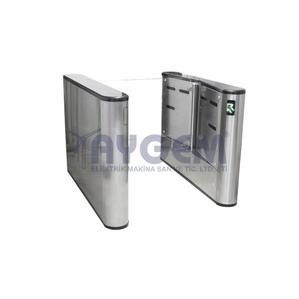 YERE MONTE KANATLI GEÇİŞ TURNİKESİ