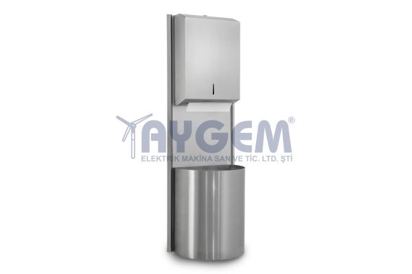 KAĞIT HAVLU VE ÇÖP KUTUSU KOMBİNE