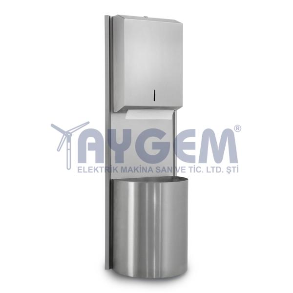 KAĞIT HAVLU VE ÇÖP KUTUSU KOMBİNE